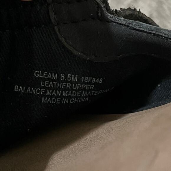 OTBT Womens Black Gleam Leather Mules Loafer Slides Size 8.5M - Picture 10 of 11